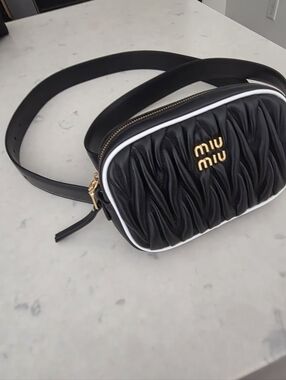Miu Miu Metallese Softy Belt Bag